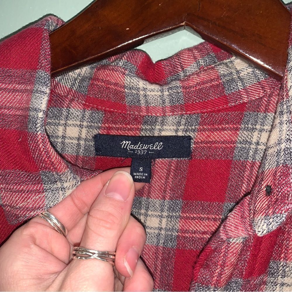 MADEWELL Flannel Size Small - Picture 2 of 4